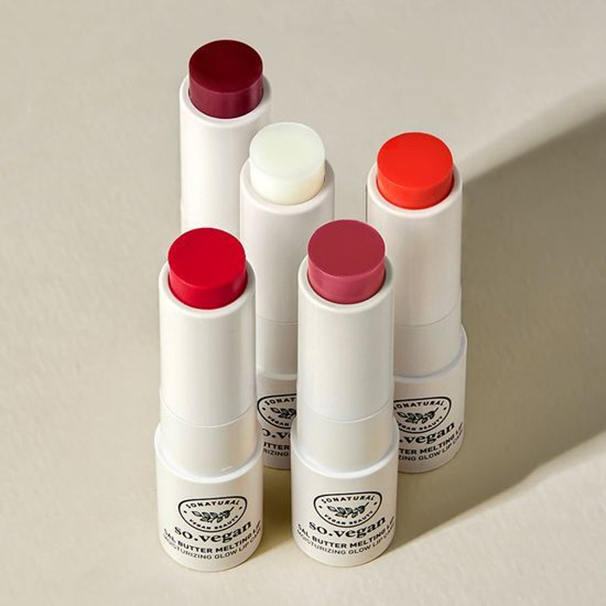 so natural Vegan Sal Butter Melting Lip 5 colors