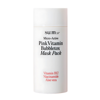 su:m37 Micro-Active Pink Vitamin Bubble Tox Mask Courage Type 100ml