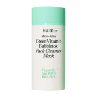 su:m37 Micro Active Green Vitamin Bubble Tox Pack Cleanser Mask 100ml