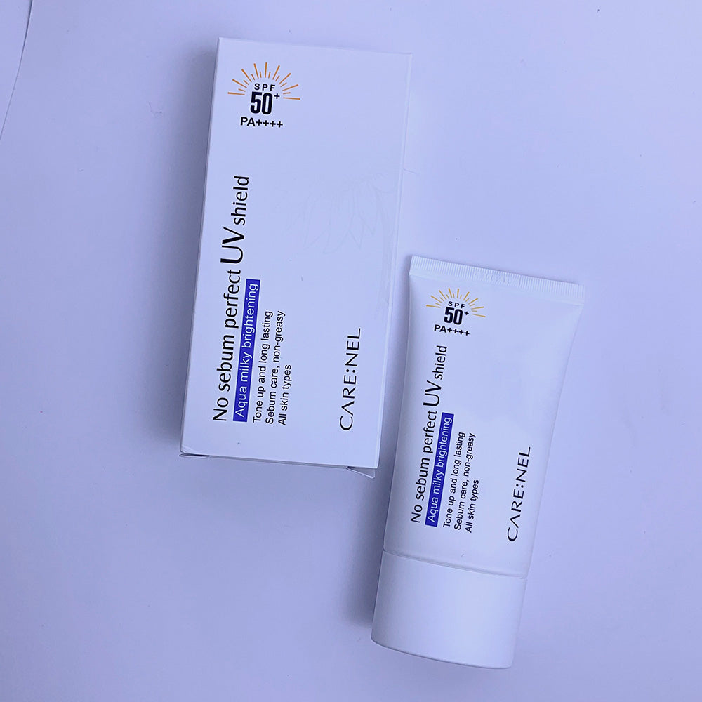 CARE:NEL No Sebum Perfect UV Shield SPF 50+ PA++++ 50ml - DODOSKIN