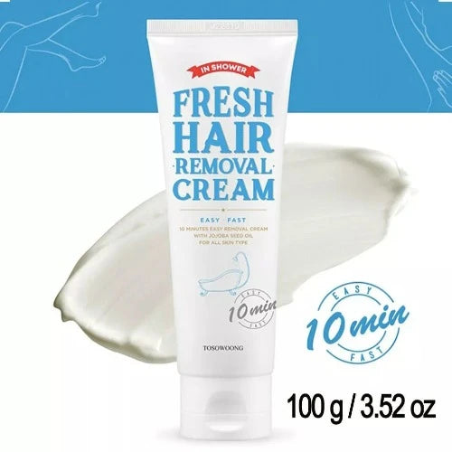 TOSOWOONG Fresh Hair Removal Cream 100g - DODOSKIN
