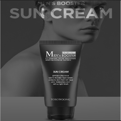 TOSOWOONG Men's Booster Sun Cream SPF50+ PA+++ 45ml (22AD) - DODOSKIN