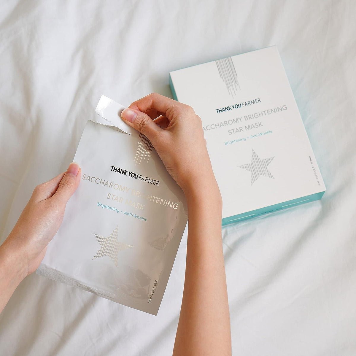 THANK YOU FARMER Saccharomy Brightening Star Mask 10ea - DODOSKIN