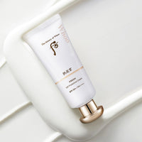 "Image of The History of Whoo Gongjinhyang Fresh Sun Cream 60ml SPF 50+/PA++++. This premium sun cream provides high-level sun protection while hydrating and revitalizing the skin."
