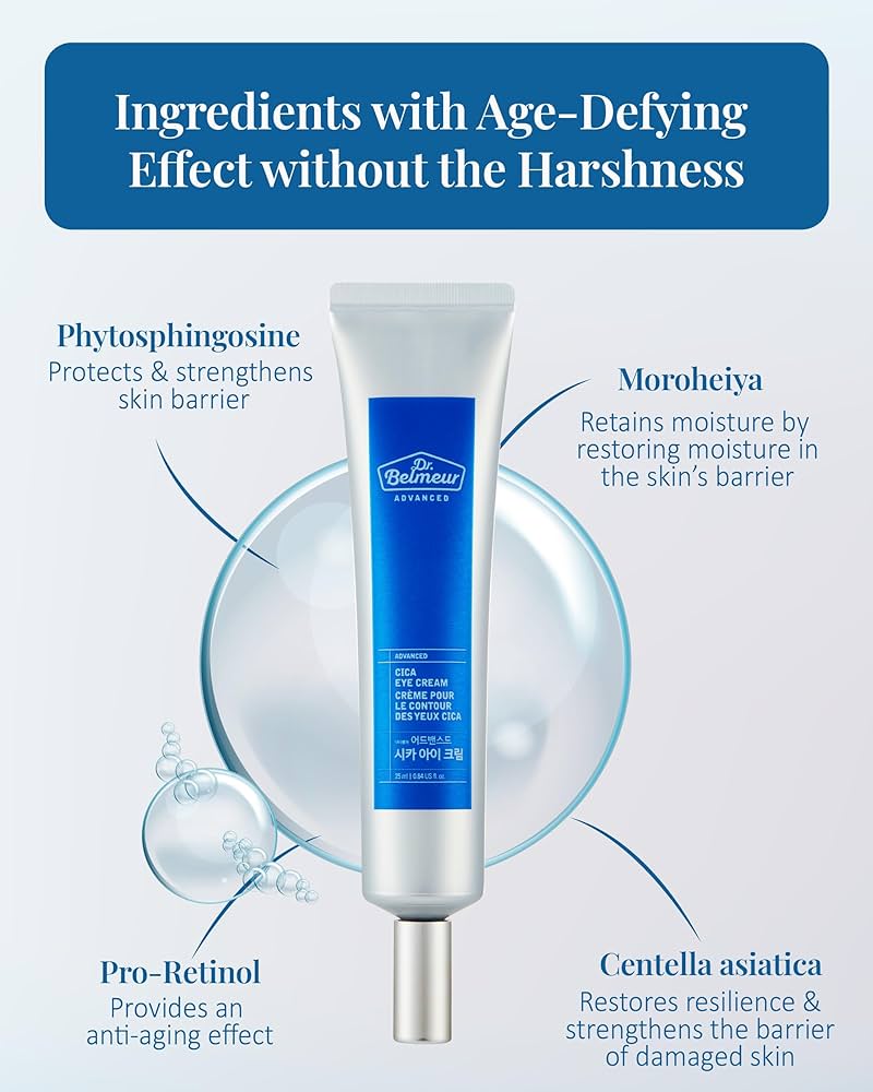 The FACE Shop Dr.Belmeur Advanced Cica Eye Cream 25ml - DODOSKIN