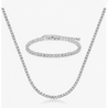 [Gift] Tennis Necklace and Bracelet Set - DODOSKIN