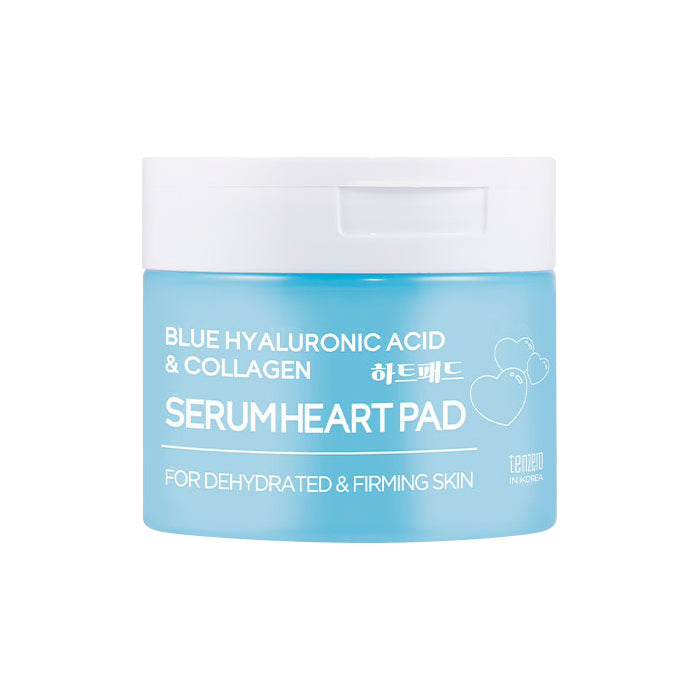 tenzero Blue Hyaluronic Acid & Collagen Serum Heart Pad 120g 50ea