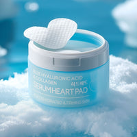 tenzero Blue Hyaluronic Acid & Collagen Serum Heart Pad 120g 50ea
