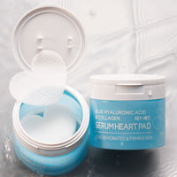 tenzero Blue Hyaluronic Acid & Collagen Serum Heart Pad 120g 50ea