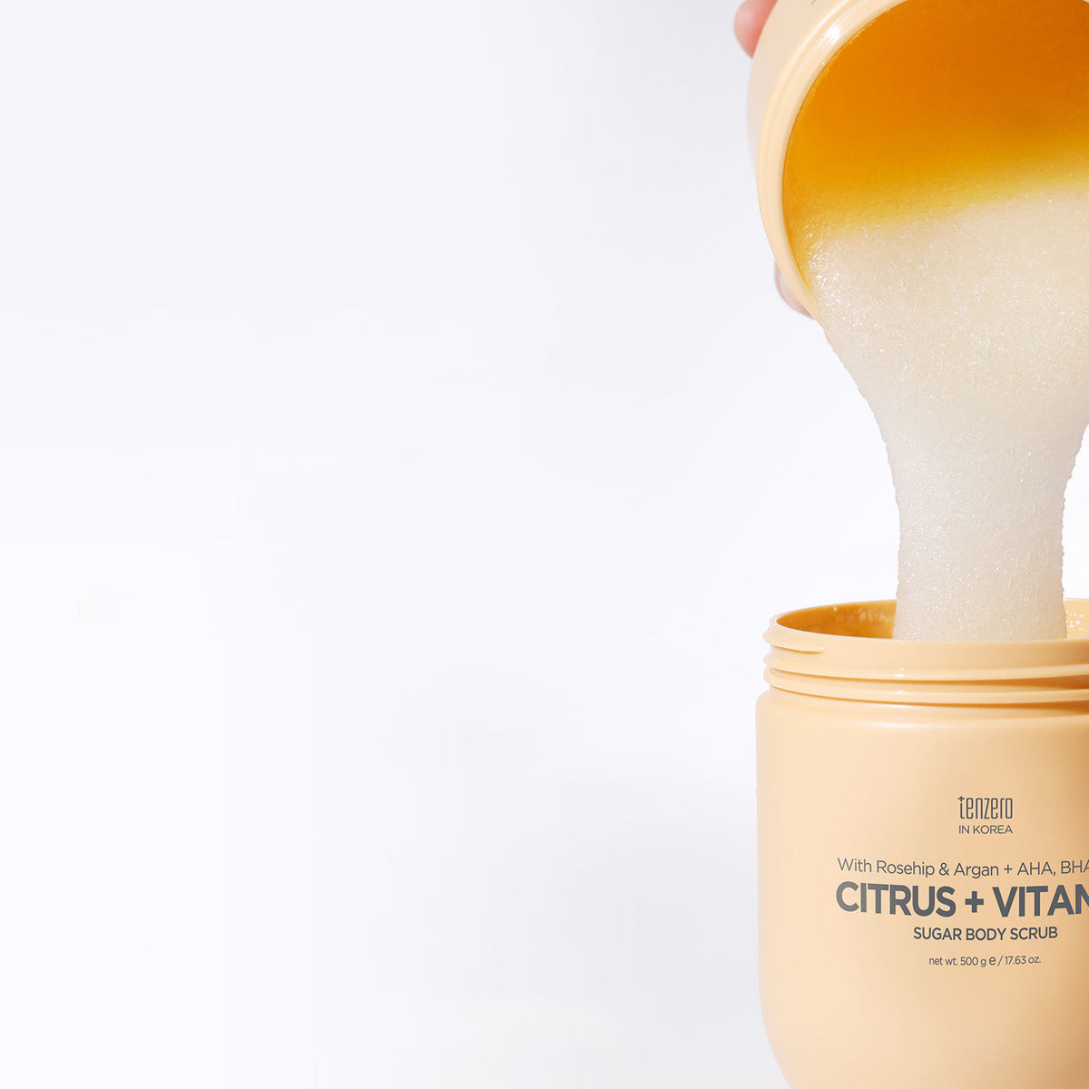 tenzero Citrus Vitamin Sugar Body Scrub 500g