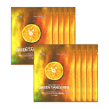 tenzero Glow Ampoule Green Tangerine Mask 25ml 10ea