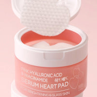 tenzero Pink Hyaluronic Acid and Niacinamide Serum Heart Pad 150g 50ea