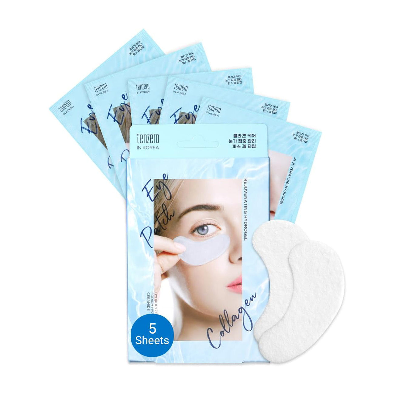 tenzero Rejuvenating Hydrogel Eye Patch Collagen 1.5g 5ea