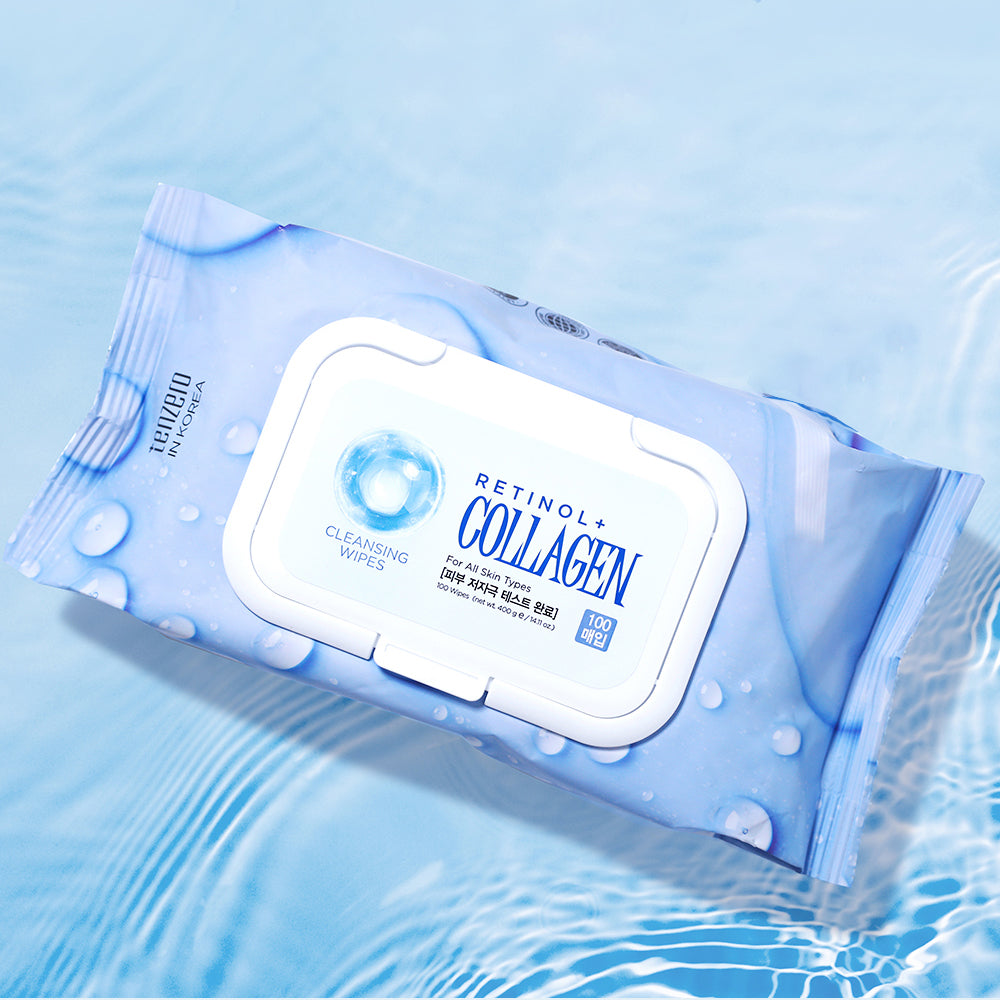tenzero Retinol Collagen Cleansing Tissues 400g 100ea