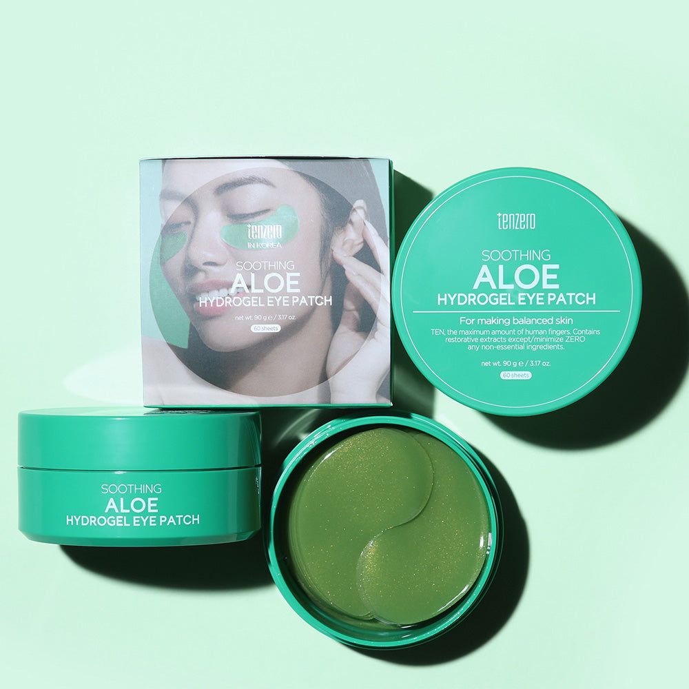 tenzero Soothing Aloe Hydrogel Eye Patch 90g 60ea