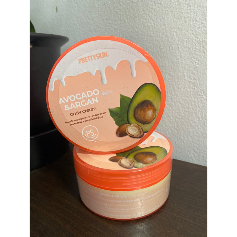 Pretty skin Avocado & Argan Body Cream Jar 300ml - DODOSKIN