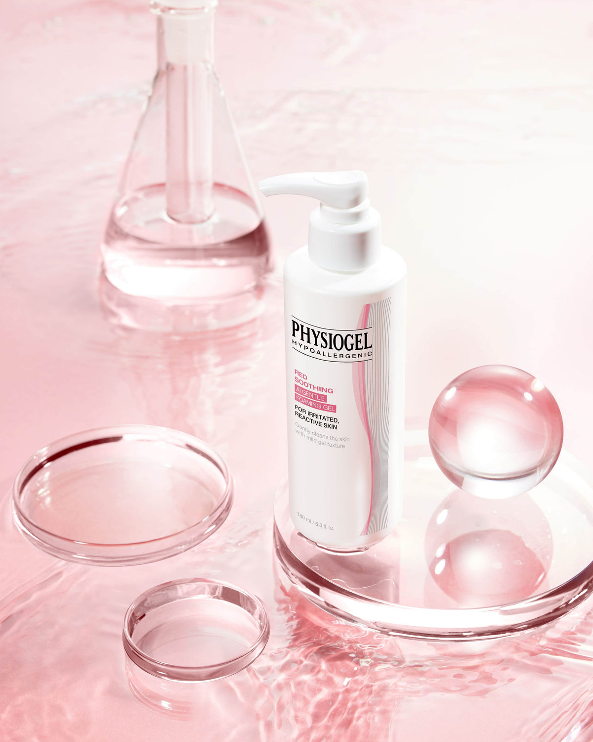 PHYSIOGEL Red Soothing AI Gentle Foaming Gel 180ml - DODOSKIN