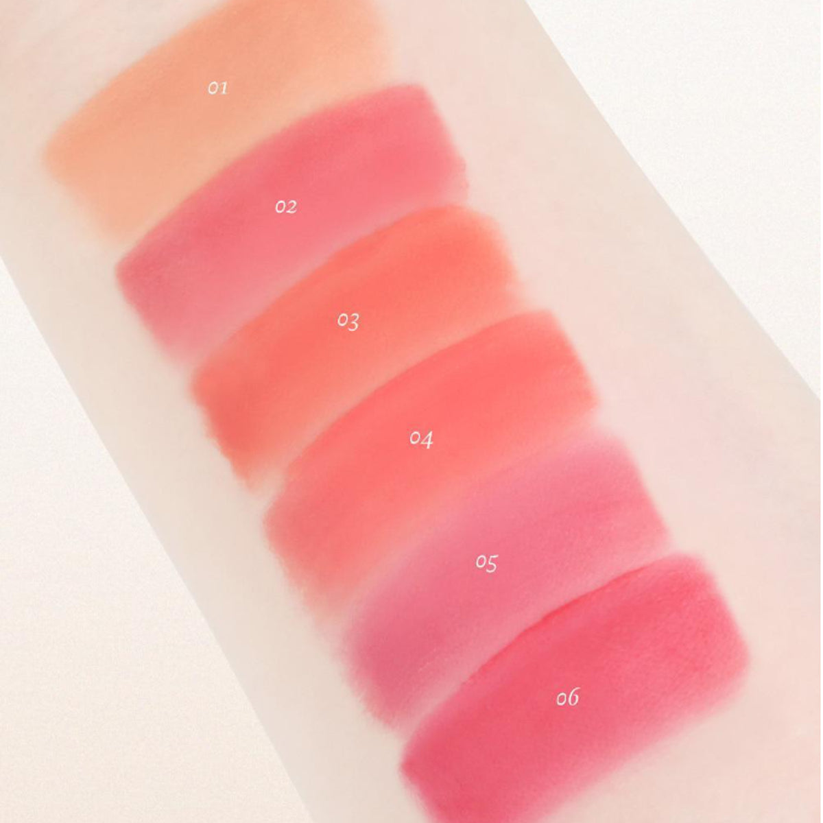 the SAEM Saemmy's Crema Velvet Tint 2.5g 6 Colors