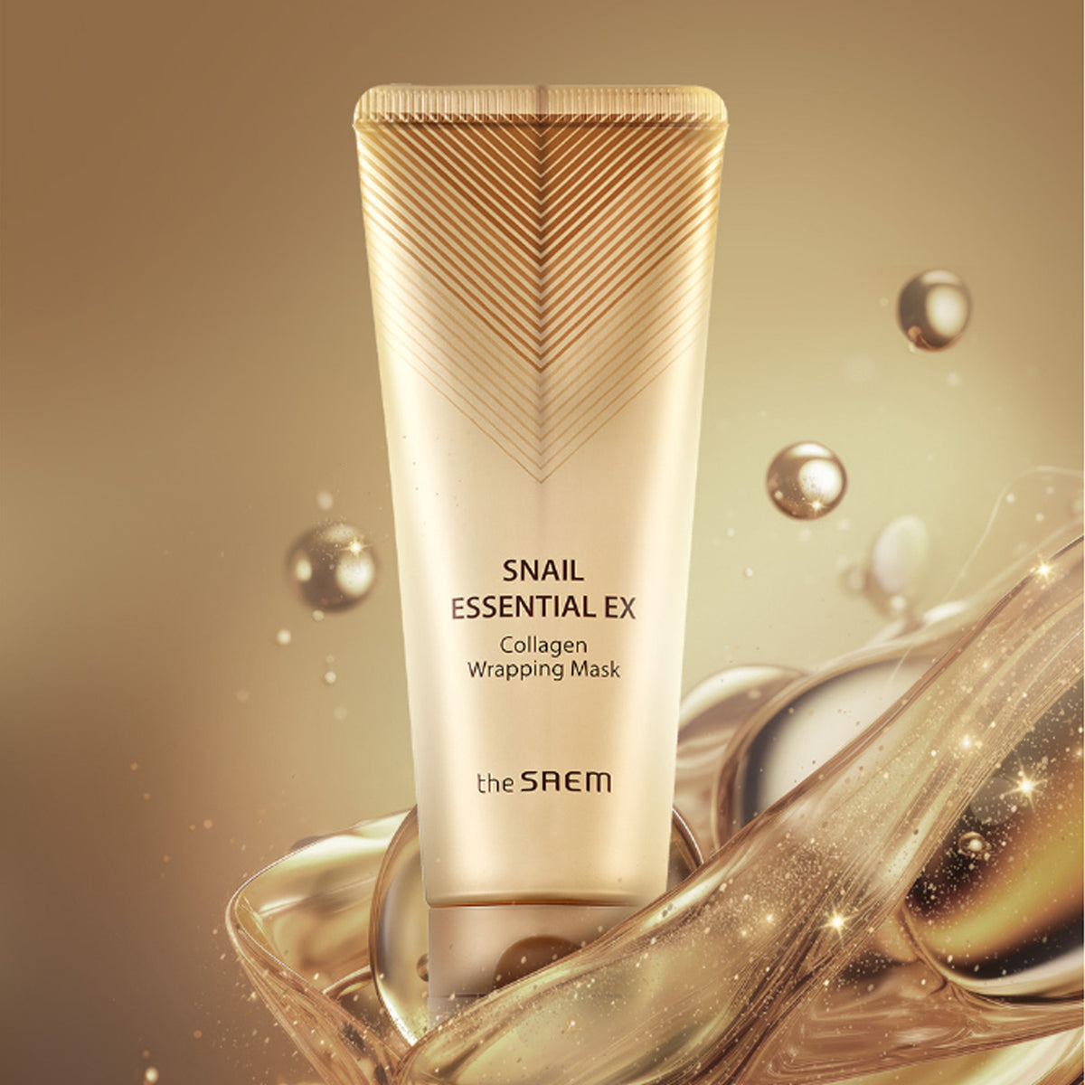 la máscara de envoltura de colágeno esencial de Saem Snail 80ml