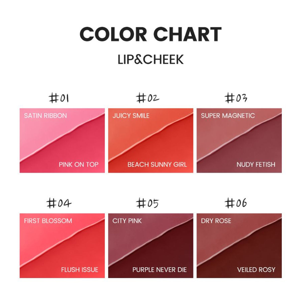 titto Lip & Cheek Dual Pot 6 Colors