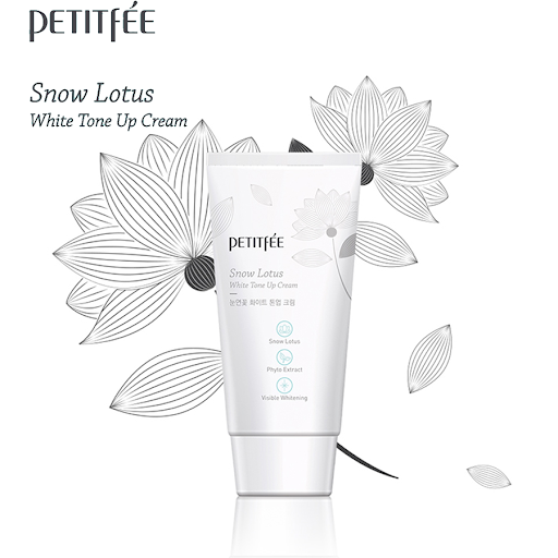 Petitfee Snow Lotus White Tone Up Cream 50ml - DODOSKIN