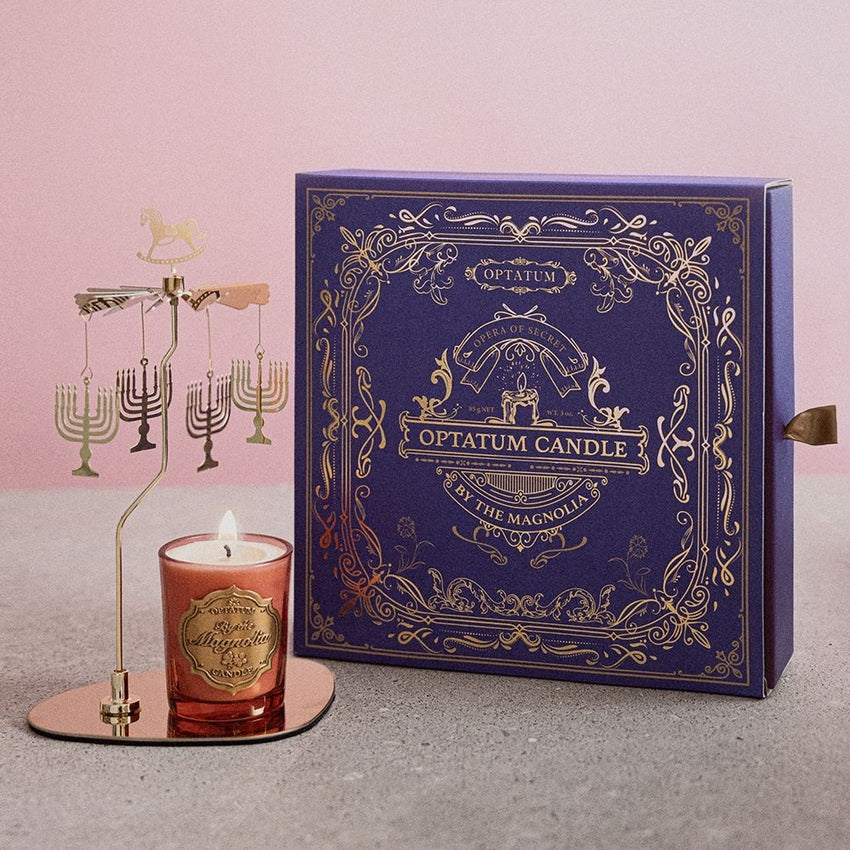[Gift Packaging] OPTATUM Candle & Mobile Set (3 Scents)