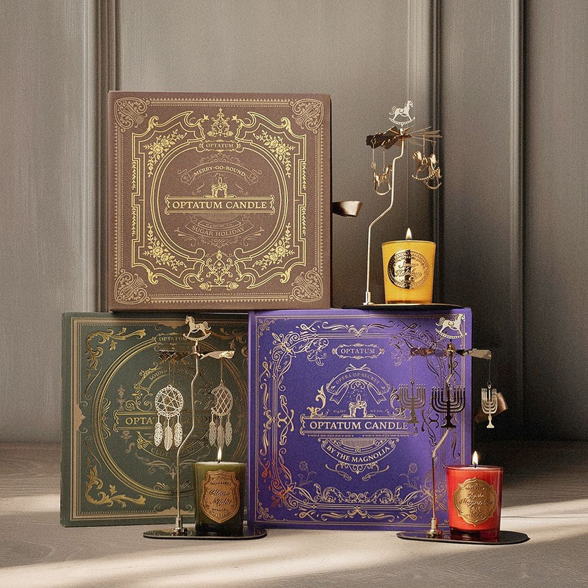 [Gift Packaging] OPTATUM Candle & Mobile Set (3 Scents)