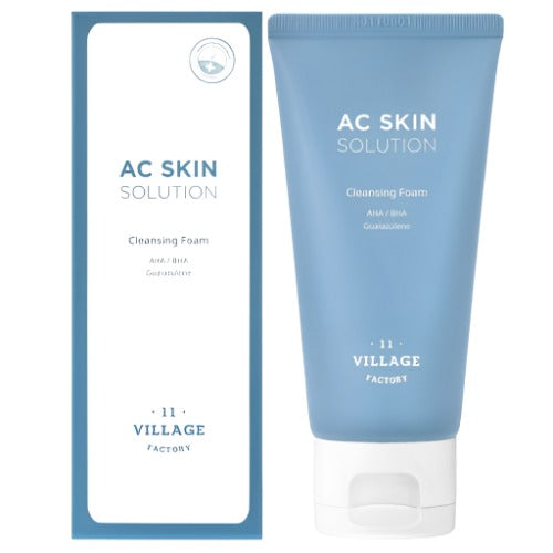 VILLAGE 11 FACTORY AC Skin Solution Cleansing Foam 80ml - DODOSKIN