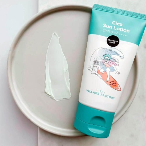 VILLAGE 11 FACTORY Cica Sun Lotion 80ml  SPF50 PA++++ - DODOSKIN