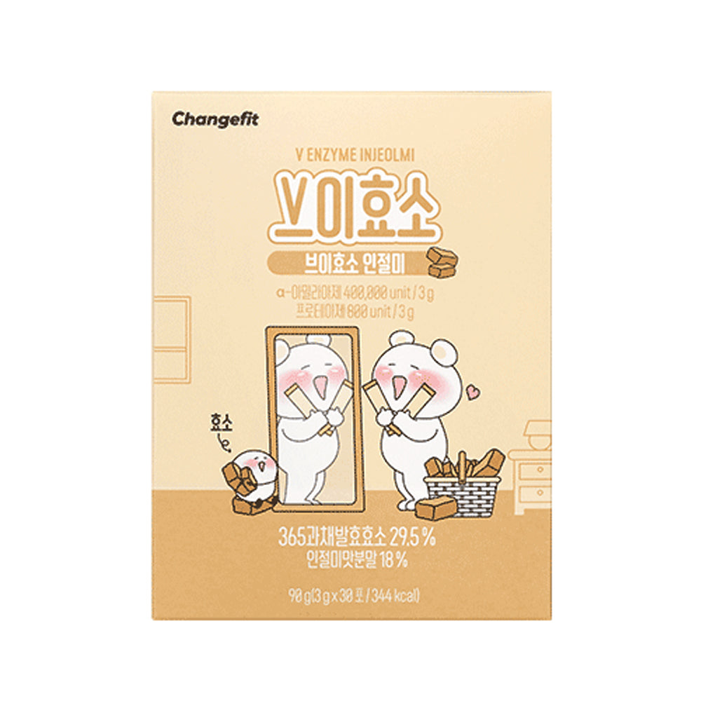 (NEWK) CHANGEFIT V Enzyme Injeolmi 90g (3g*30 Sticks) - DODOSKIN