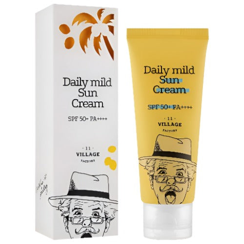 VILLAGE 11 FACTORY Daily Mild Sun Cream 50ml SPF50+ PA++++ - DODOSKIN
