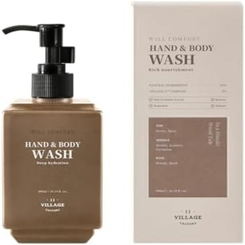 VILLAGE 11 FACTORY Will Comfort Hand And Body Wash 300ml - DODOSKIN