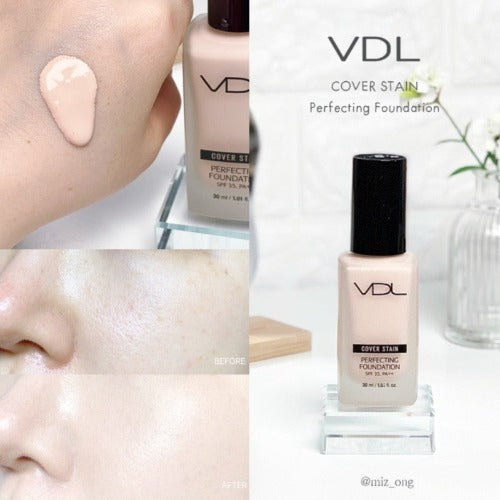 VDL Cover Stain Perfecting Foundation (7 Colors) - DODOSKIN