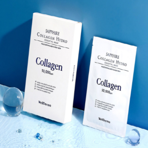 WellDerma Spphire Collagen Hydro Essential Mask 30ml*10ea - DODOSKIN