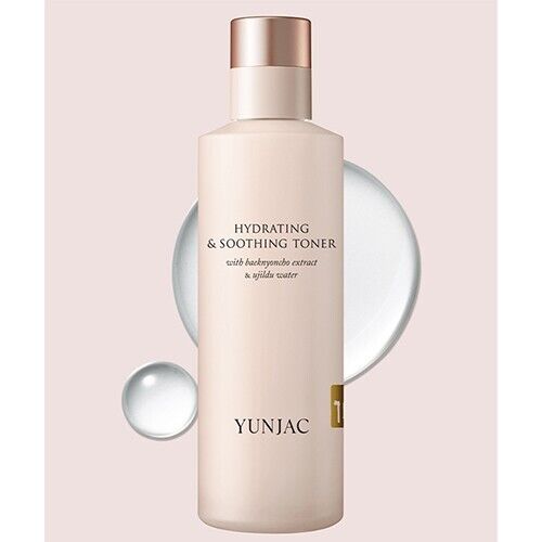 YUNJAC HYDRATING & SOOTHING TONER WITH BAEKNYONCHO EXTRACT & UJILDU WATER 150ml - DODOSKIN