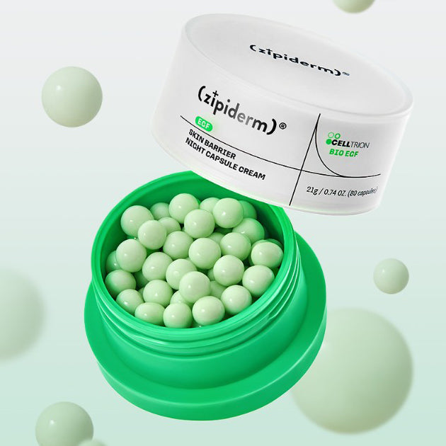 z+piderm EGF Skin Barrier Night Capsule Cream 21g | DODO SKIN