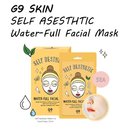G9SKIN Self Aesthetic Water-Full Facial Mask 5ea - Dodoskin