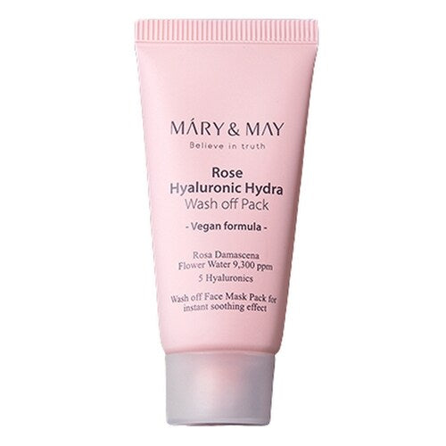 Buy Korean Mary&May Rose Hyaluronic Hydra Wash Off Pack 30g Online |  DODOSKIN