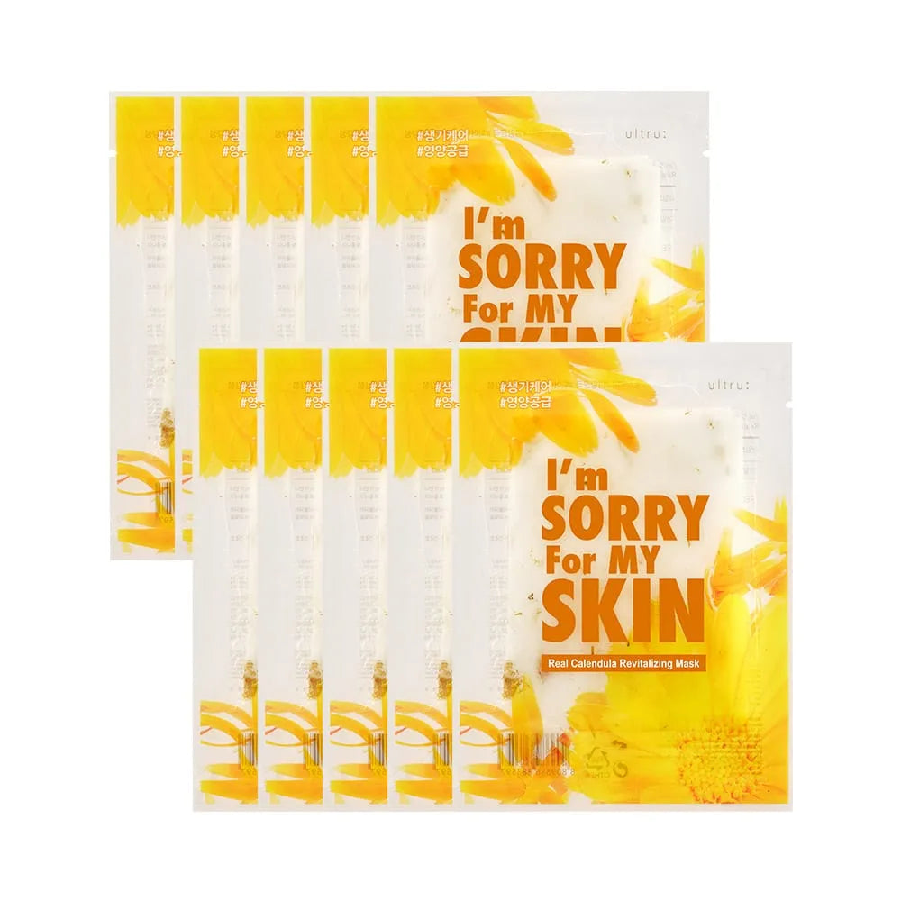 I'm Sorry for My Skin Real Calendula Revitalizing Mask 23ml * 10ea