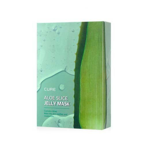 [KIM JEONG MOON Aloe] Cure Aloe Slice Jelly Mask Green (10ea) - Dodoskin