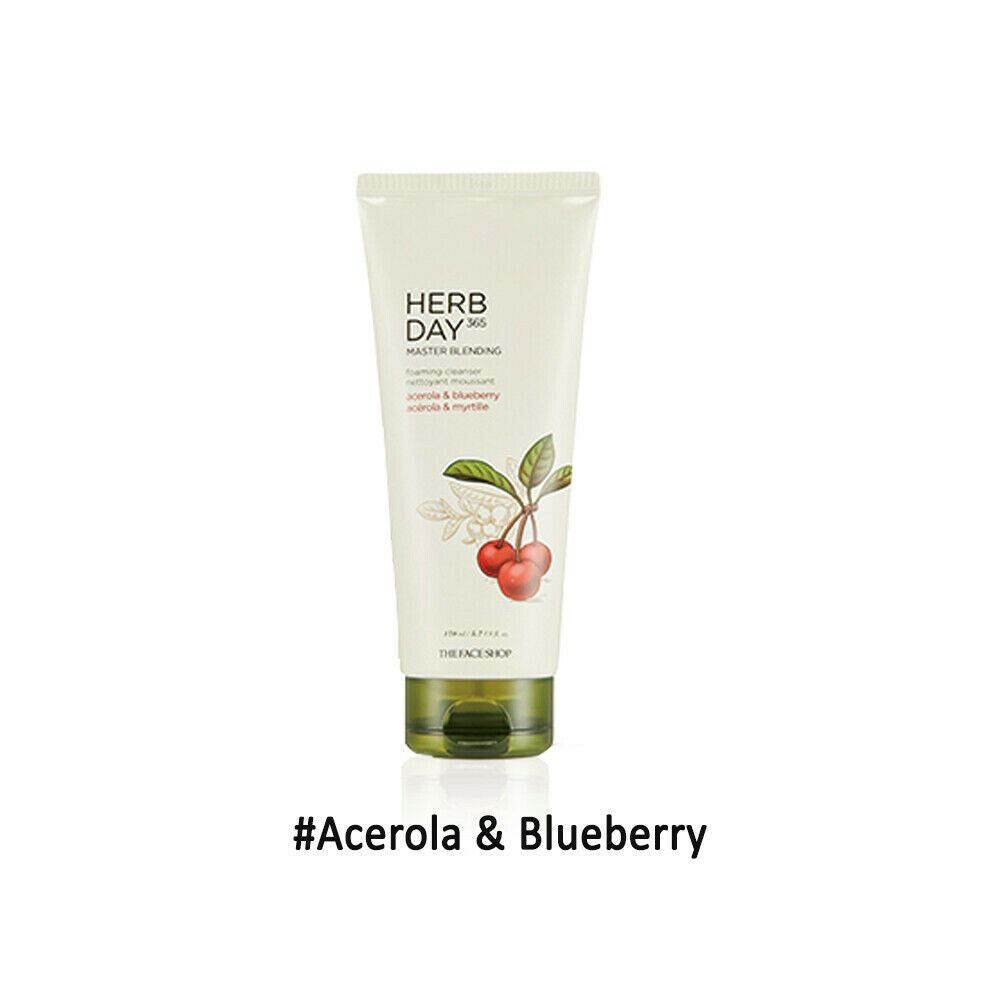 [US Exclusive] THE FACE SHOP Herb Day 365 Master Blending Foaming Cleanser 170ml Renewal - Dodoskin
