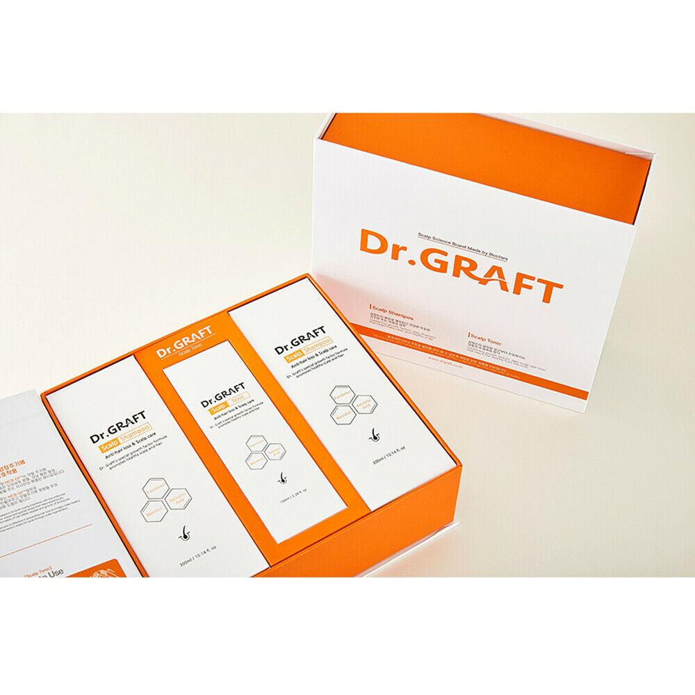 [Medicos Biotech] Dr.GRAFT Gift SET - 2 Scalp Shampoo and 1 Scalp Tonic - Dodoskin