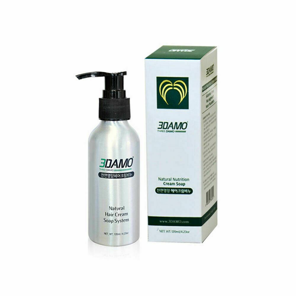 3DAMO Natural Nutrition Hair Cream Soap Scalp cleanliness and hair root strength - Dodoskin