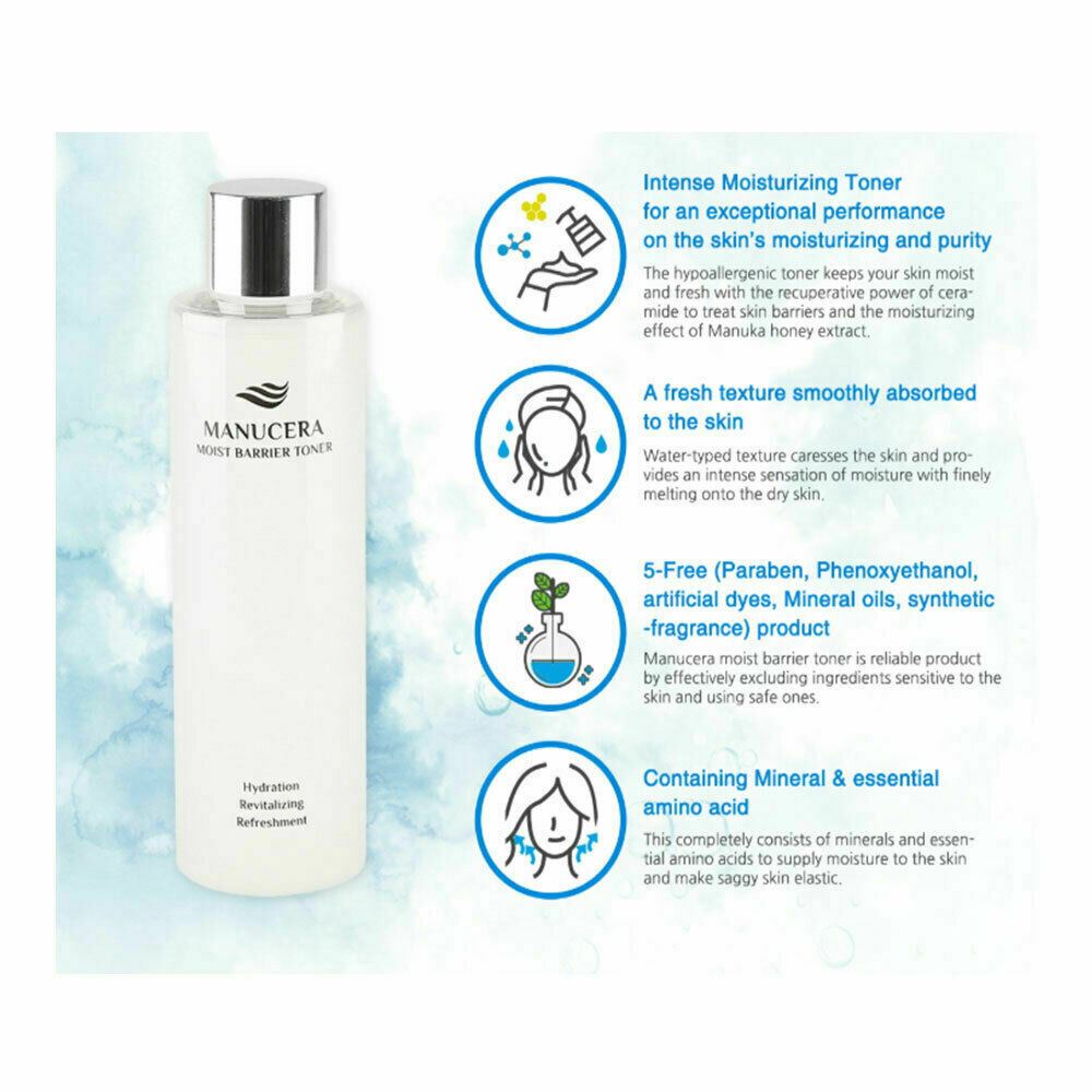 3DAMO Manucera Moist Barrier Toner High Moist Toner and Super Barrier skin care - Dodoskin