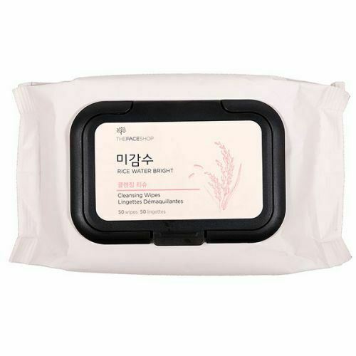 THE FACE SHOP Rice Water Bright Cleansing Tissue 50ea - Dodoskin