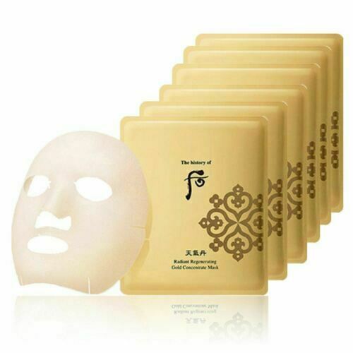 [US Exclusive] The history of whoo Cheongidan Hwahyun Gold Ampoule Mask 6ea - Dodoskin