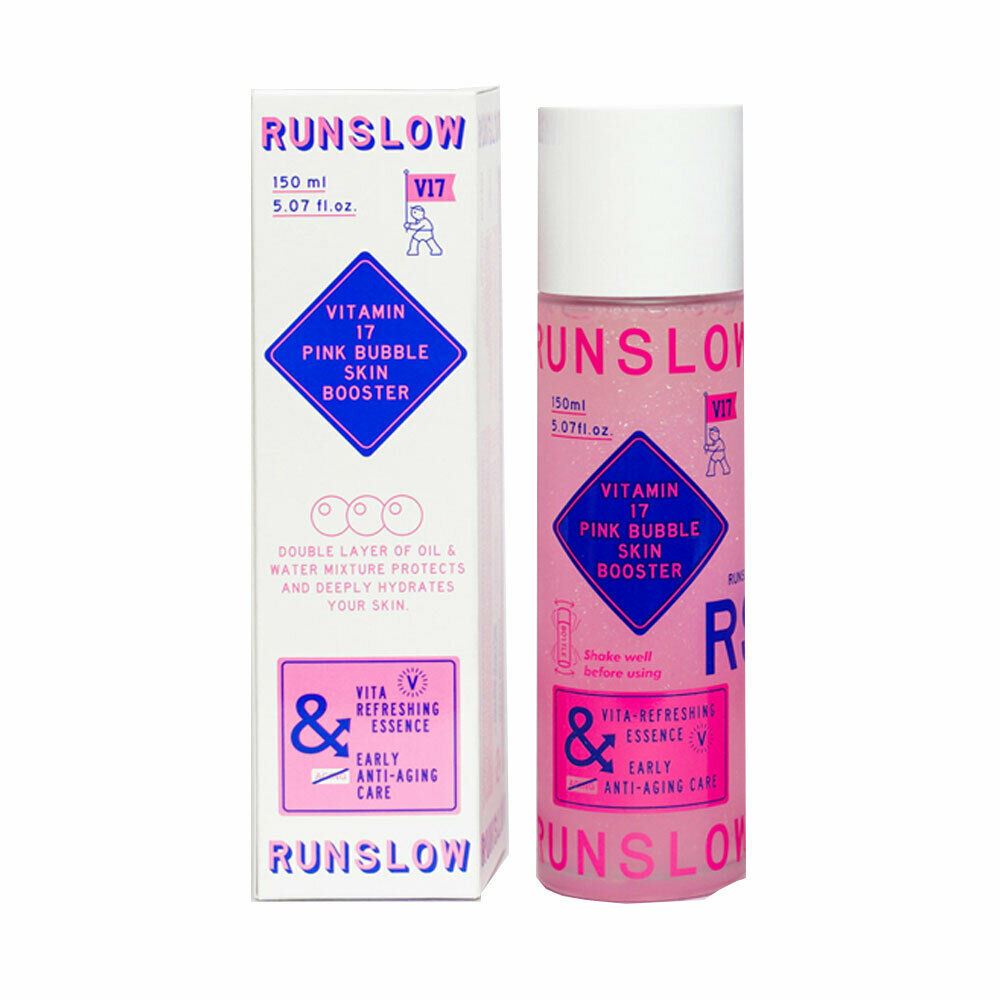 [UNITBRAND] Runslow Vitamin 17 Pink Bubble Skin Booster 150ml - Dodoskin