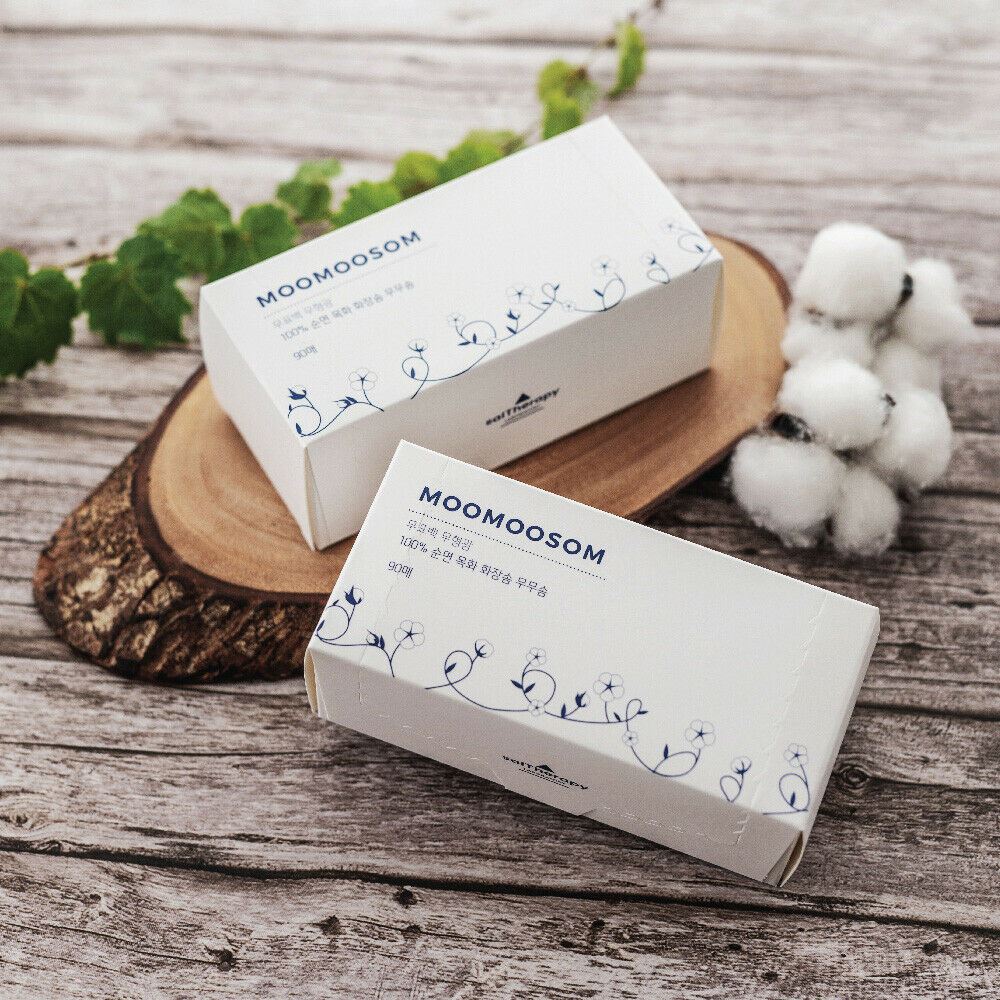 [salTherapy] Unbleached Cotton Pads for Face 90 Sheets - Dodoskin