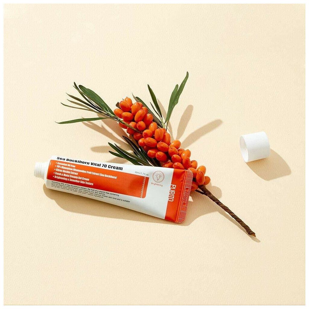 Purito Sea Buckthorn Vital 70 Cream 50ml - Dodoskin