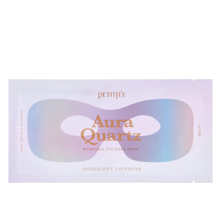 Petitfee Aura Quartz Hydrogel Eye Zone Mask Iridescent Lavender 1EA - Dodoskin